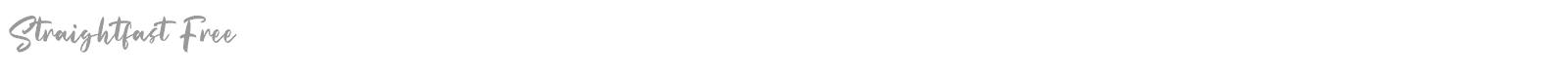 Straightfast font preview